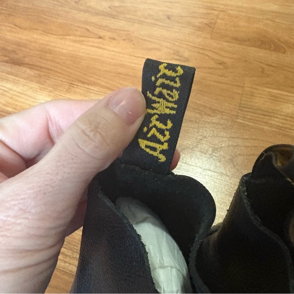 Dr. Martens Women’s 1460 Black Pascal Virginia Leather Lace Up Boots, US Size 8 - Picture 12 of 13